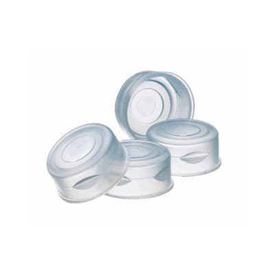 Chromatography Research Supplies Snap Cap for Snap/Crimp Top Vial w/ PTFE Seal (100/pk)